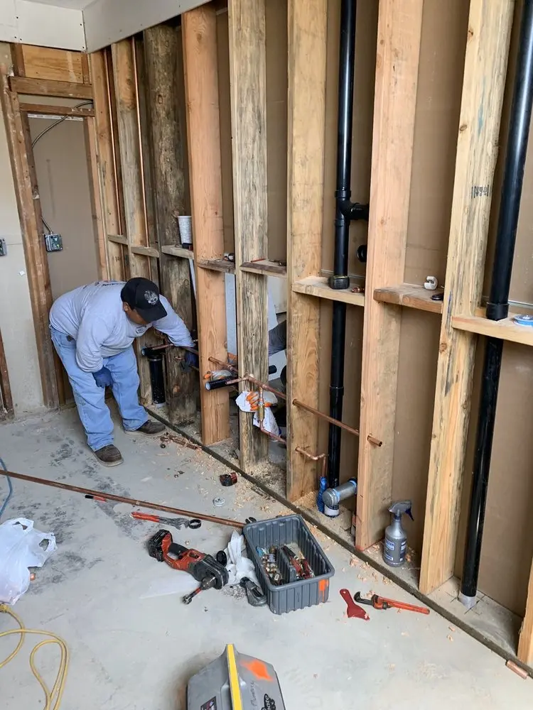 Commercial rough-in plumbing for Gas Line Repair in Fort Bend Houston
